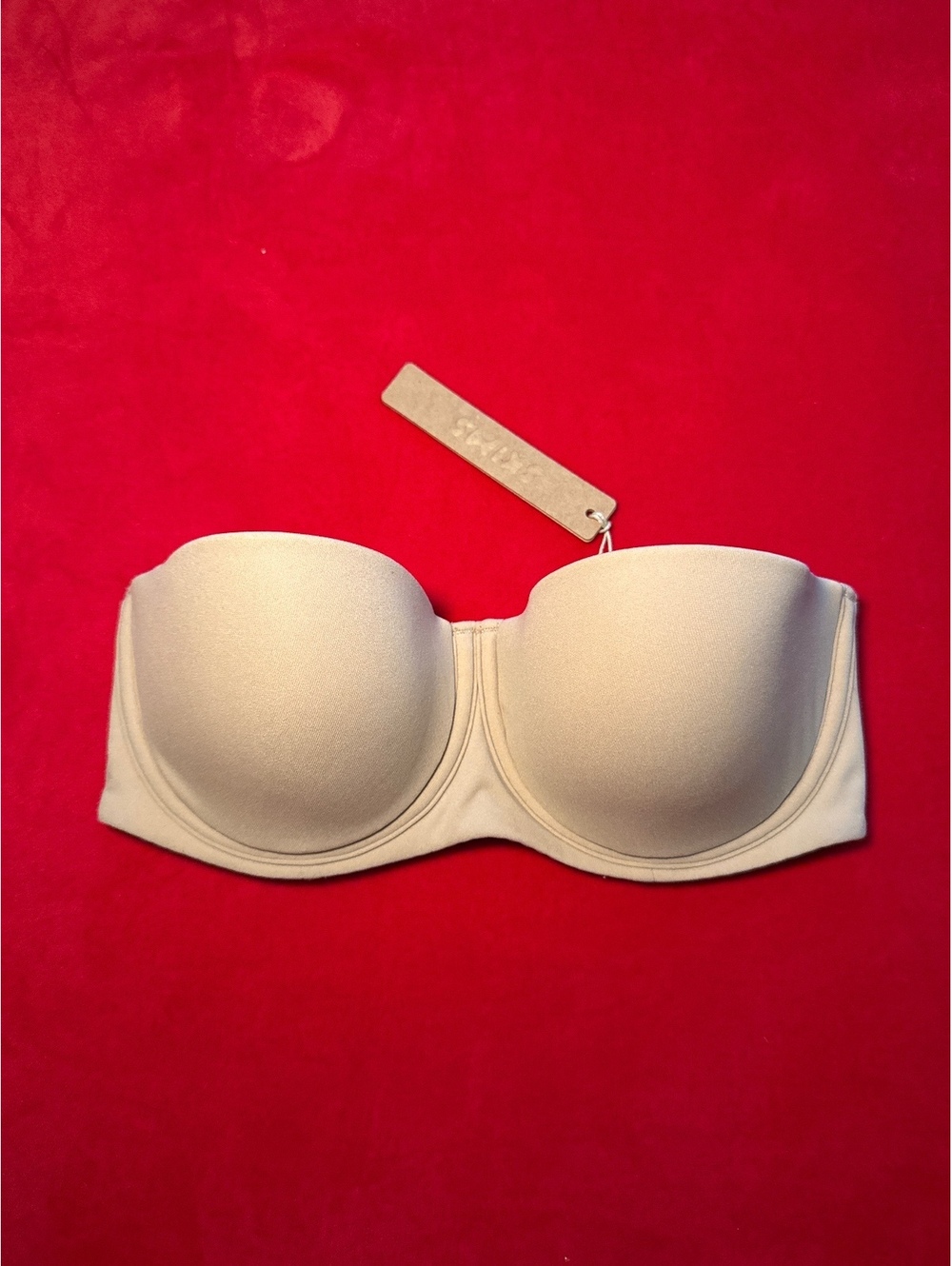 Skims Fits Everybody Strapless Bra Color Clay Size 30C